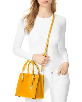 MK yellow handbag