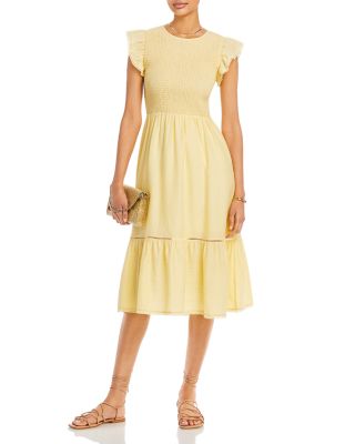 yellow frocks for women