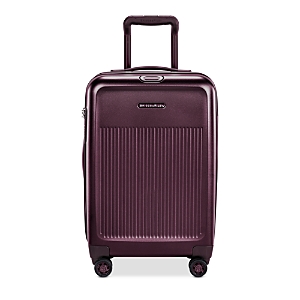 Briggs & Riley Sympatico 2.0 International Carry-on Expandable Spinner In Plum