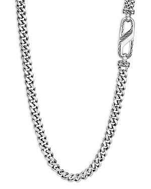 John Hardy Men's Sterling Silver Classic Chain Carabiner Curb Link Necklace, 26