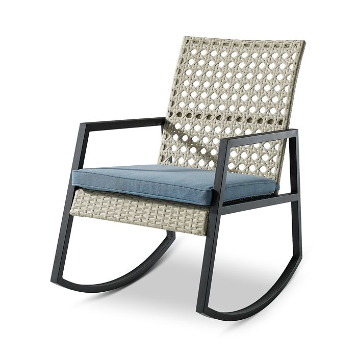 Sparrow & Wren Adrian Rattan Outdoor Patio Rocking Chair | Bloomingdale's