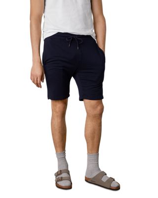 velvet drawstring shorts