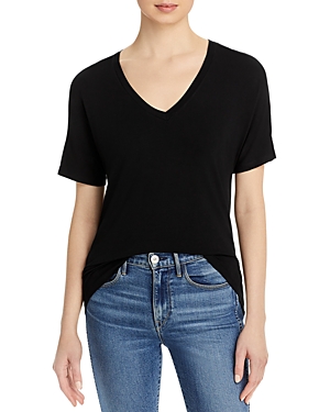 MAJESTIC SOFT TOUCH V NECK TEE,M001FTS572