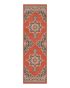 Surya Alfresco Alf-k Runner Area Rug, 2'5 X 11'10 In Burnt Orange