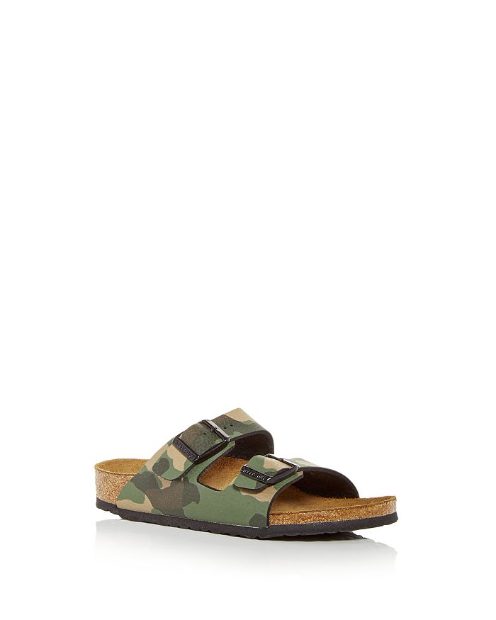 Birkenstock Girls' Arizona Buckle Slide Sandals - Toddler, Little Kid In Green