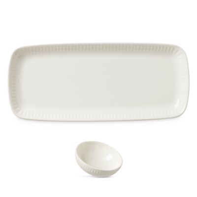 Profile Serving Tray & Dip Bowl Set