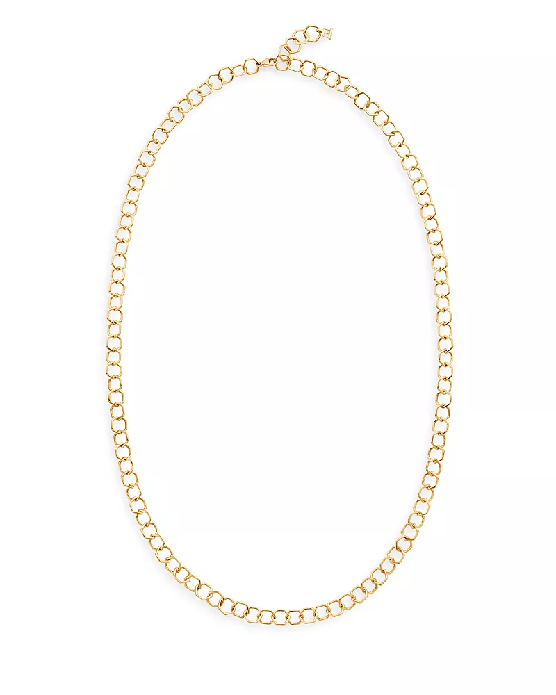 Temple St. Clair 18K Yellow Gold Beehive Chain Necklace, 24