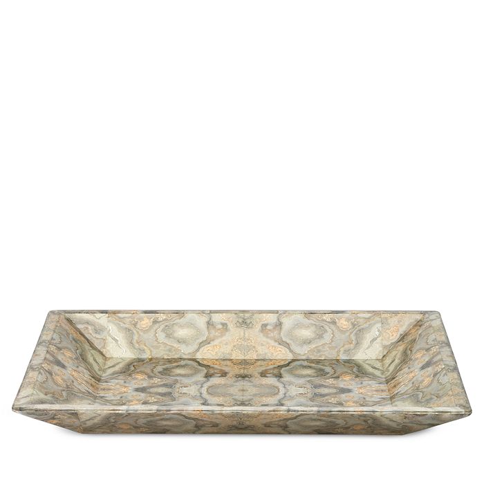Shop Jamie Young Rorschach Tray In Gray