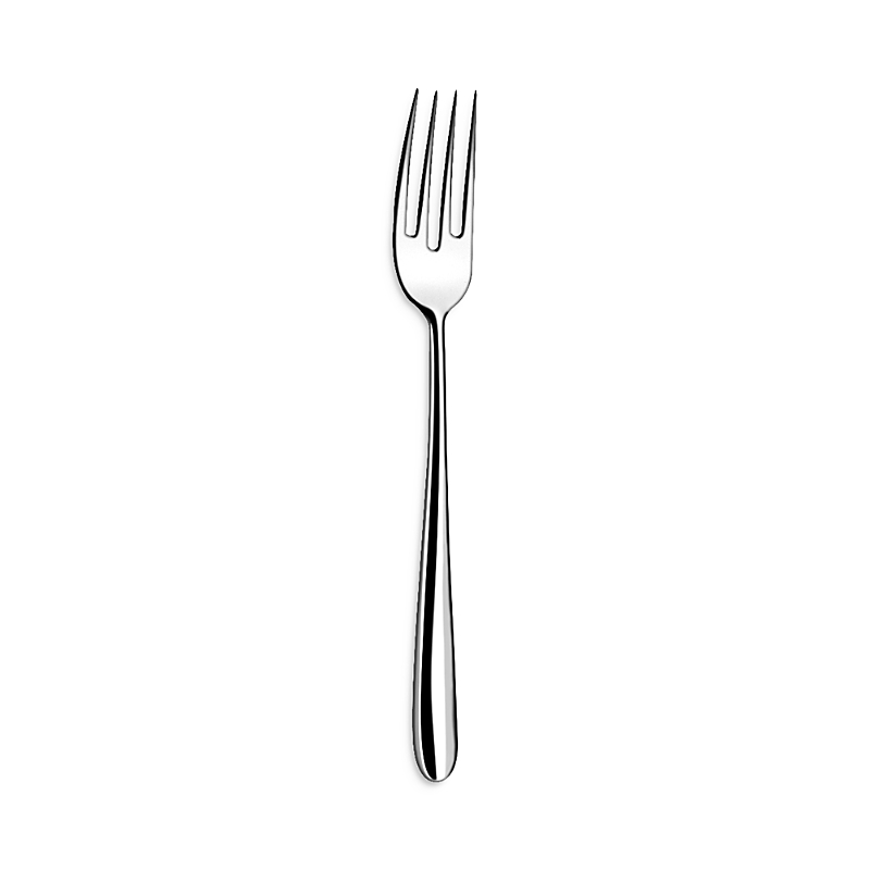 Couzon Fusain Salad/dessert Fork In Silver
