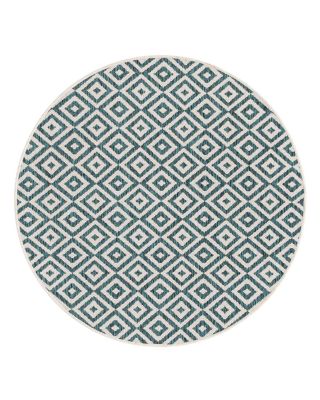 Jill Zarin Jill Zarin Outdoor Costa Rica Round Area Rug, 4' x 4'