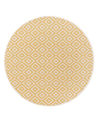 Jill Zarin Jill Zarin Outdoor Costa Rica Round Area Rug, 6'7 x 6'7