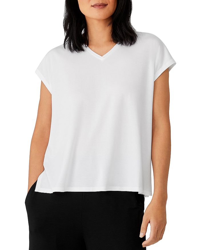Eileen Fisher Tops V-NECK BOXY TOP