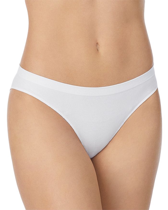Shop On Gossamer Cabana Cotton Blend Seamless Bikini Panty In White