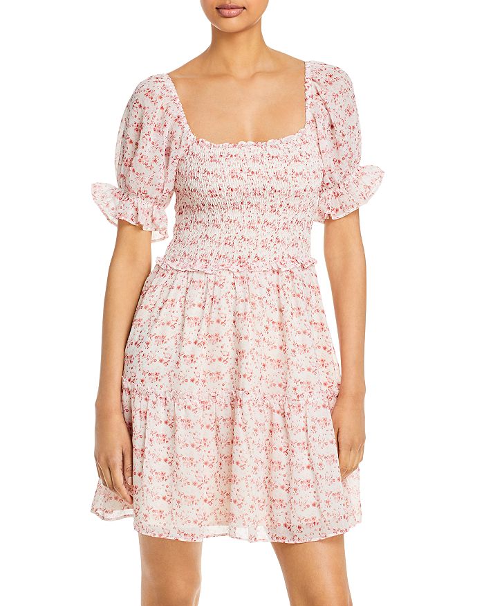 Lucy Paris Floral Smocked Dress | Bloomingdale's
