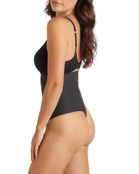 TC Fine Intimates Women's Middle Manager High Waist Thigh Slimmer, 4289,  Black, S at  Women's Clothing store