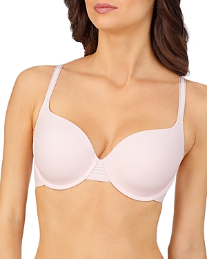 Le Mystere Second Skin Back Smoother T-shirt Bra In Pink Chiffon