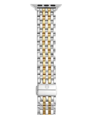 Two-Tone 18K Bracelet Band for Apple Watch&reg;, 38/40/41mm and 42/44/45/49mm