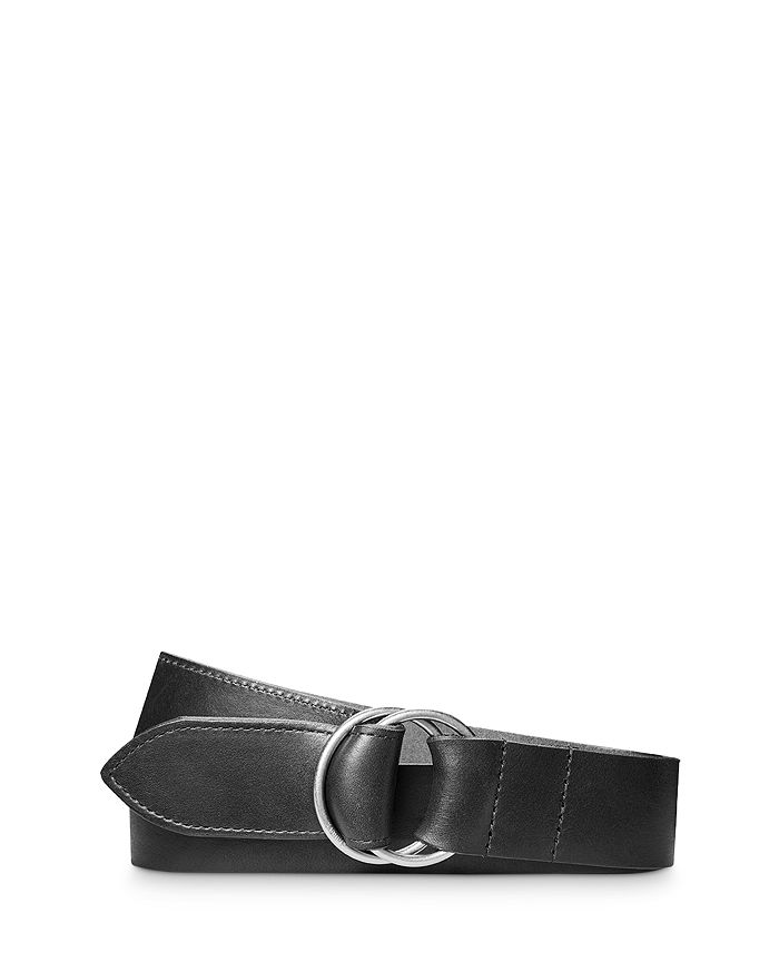 Shinola Double Ring Belt In Black