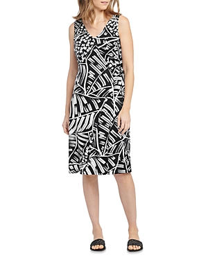 NIC AND ZOE NIC+ZOE PETITES MOONLIT PALM DRESS,S201208P