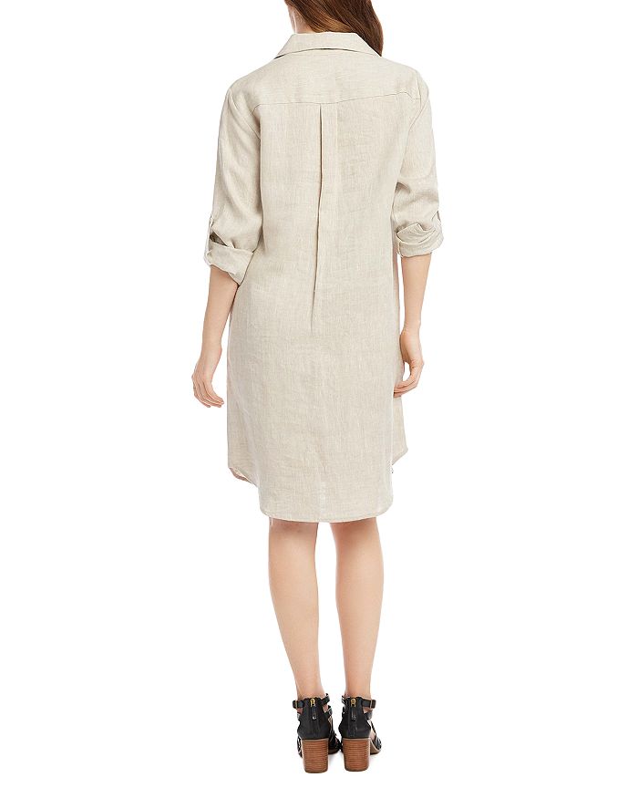 KAREN KANE LINEN SHIRT DRESS