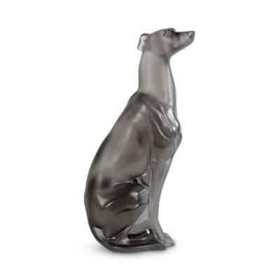Lalique Limited Edition Crystal Greyhound Gray Figurine
