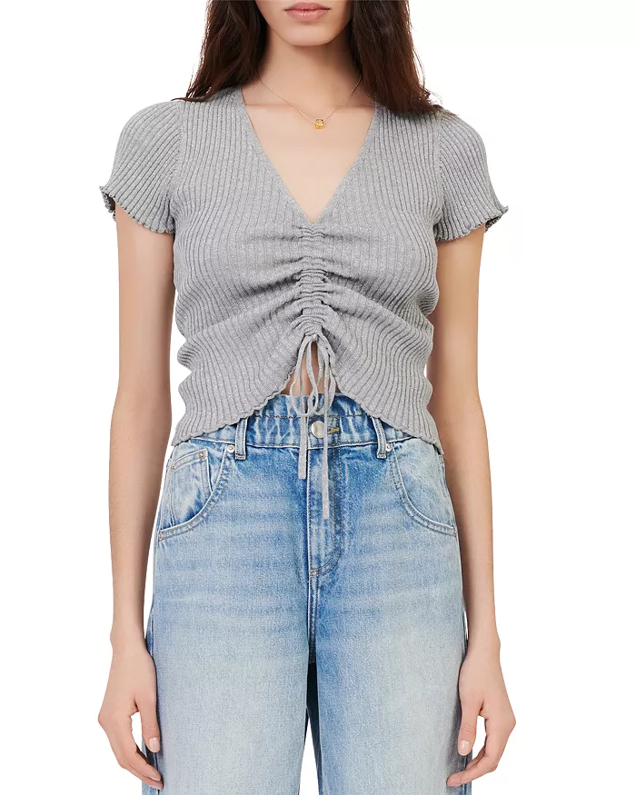 Milano Cropped Ribbed Top