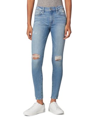 Women S Light Blue Skinny Jeans Ankle Crop More Bloomingdale S