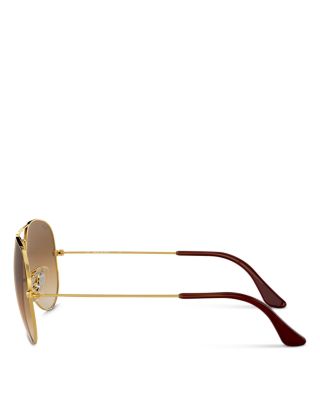  Original Brow-Bar Aviator Sunglasses, 58mm