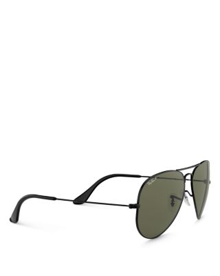  Polarized Brow Bar Aviator Sunglasses, 62mm