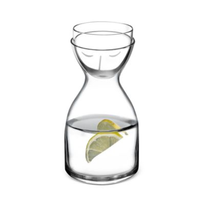 Nude Glass - Mr. & Mrs. Night Water Clear Carafe Set