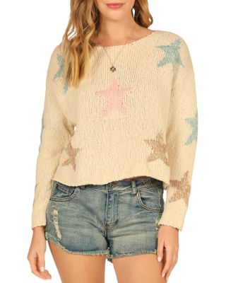womens cream colored sweater