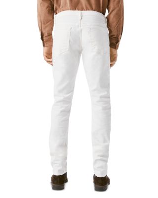L'Homme Slim Fit Jeans in Whisper White