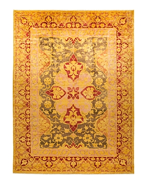 Bloomingdale's Eclectic M1625 Area Rug, 10'1 X 13'9 In Yellow
