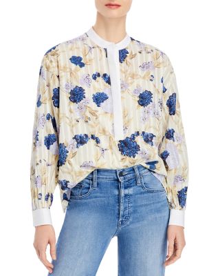 tory burch floral top