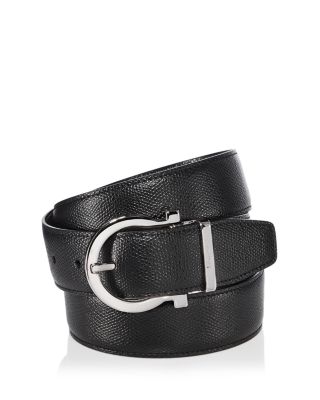 ベルト FERRAGAMO BELT (23A565673955 MIRTONERO) Ferragamo Reversible and Adjustable Gancini Belt- 105 CM at