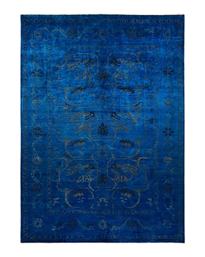 Bloomingdale's Transitional M1868 Area Rug, 9'10 X 13'10 In Navy