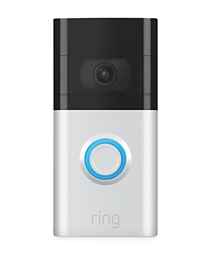 Ring Video Doorbell 3, Satin Nickel