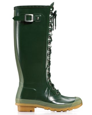 Hunter Gloss Watling Lace-Up Rain Boots | Bloomingdale display picture 3