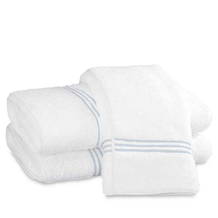 Shop Matouk Bel Tempo Milagro Bath Towel - 100% Exclusive In White/almond