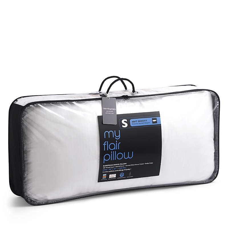 Bloomingdale's My Flair Asthma & Allergy Friendly Down King Soft Pillow - Exclusive In White