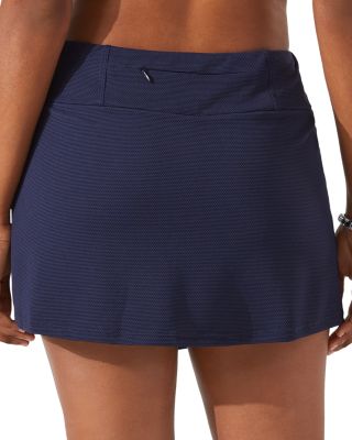 Island Cays Color Block Bandeau Tankini Top & Skort Swim Bottom