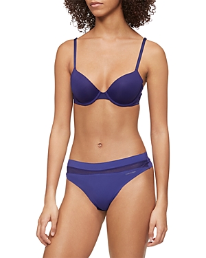 Women's Perfectly Fit Flex Lightly Lined Demi Bra Qf9005 In Purple Fuss
