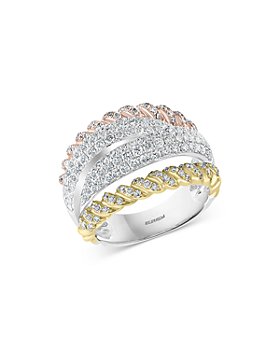 Bloomingdale's - Diamond Ring in 14K Yellow, White & Rose Gold, 1.80 ct. t.w. - 100% Exclusive