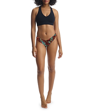 Commando Printed Classic Thong In Tie-dye Leopard