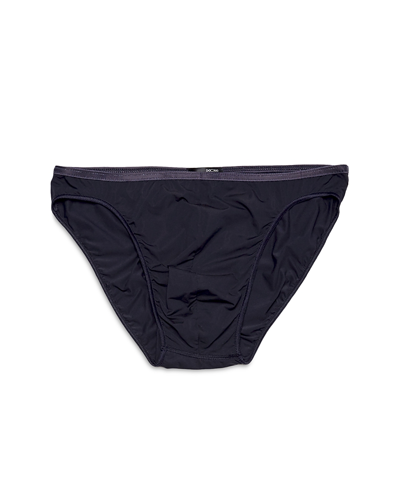 Hom Logo Swim Micro Briefs In Black