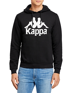 Kappa Authentic Esmio Logo Hoodie In Black White
