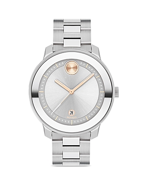 Shop Movado Bold Verso Watch, 38mm In Silver
