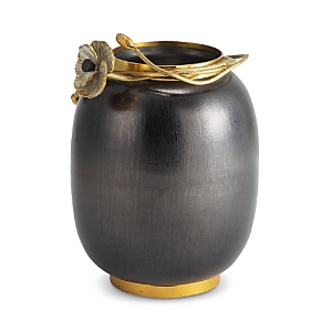 Shop Michael Aram Anemone Medium Vase In Gray