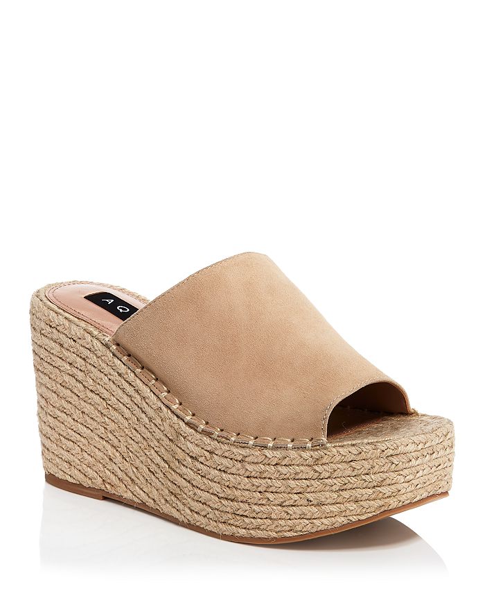Aqua wedge sandals on sale