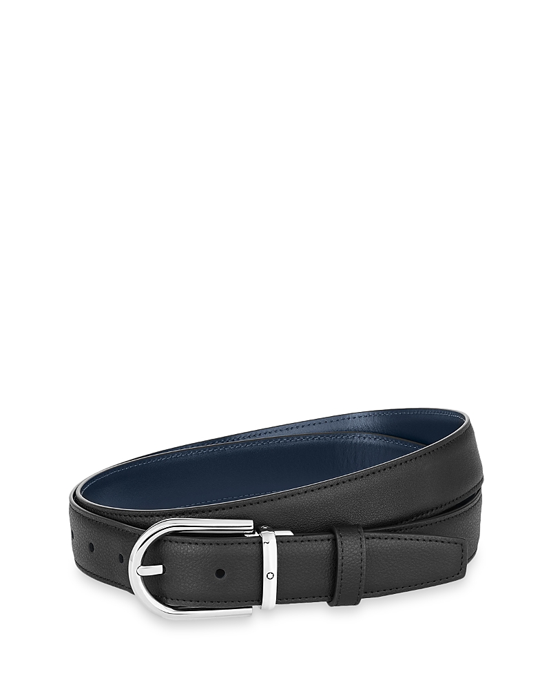 Montblanc Logo Belt In Black